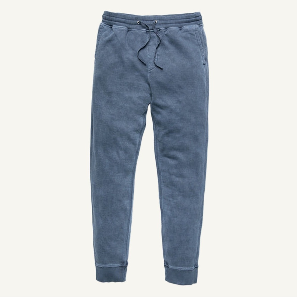 Outerknown Sur Sweatpants Hemp Organic Cotton Blue Medium